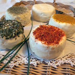Fromage frais de vache échalotte ciboulette