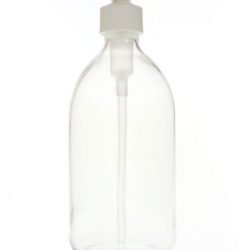 Flacon 500ml verre avec pompe 28